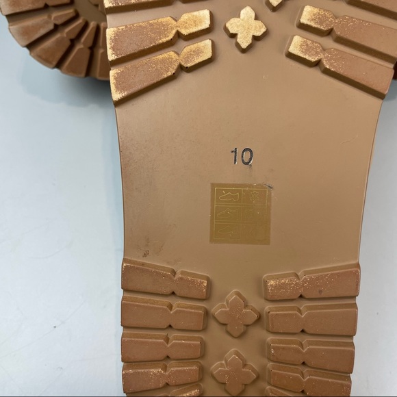 Madewell The Charley Double-Strap Slide Sandal in Desert Camel - Picture 9 of 10